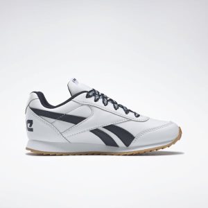 Adidasy Dziecięce Reebok Royal Classic Jogger 2.0 Białe/Granatowe PL 94KMLAB